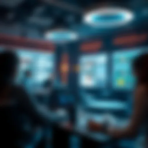 A virtual chat room showcasing discussions on cryptocurrency topics