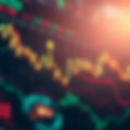 Dynamic trading charts showcasing cryptocurrency fluctuations