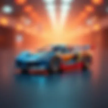 A digital representation of a limited edition Hot Wheels car in NFT format