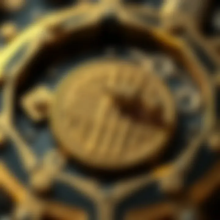 Illustration of the mechanics behind gold-backed tokens