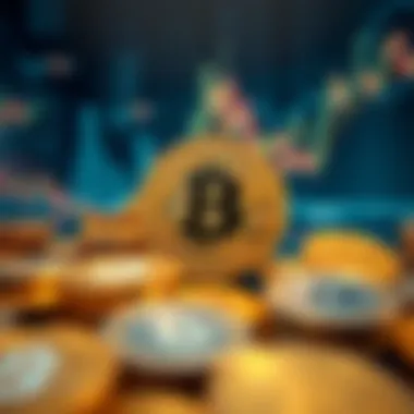 Visual representation of cryptocurrency market capitalizations