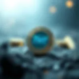 Conceptual representation of the TWT token in digital finance