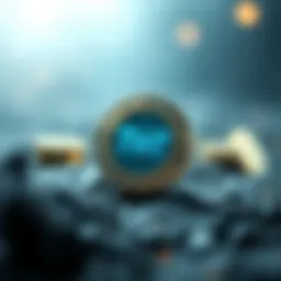 Conceptual representation of the TWT token in digital finance