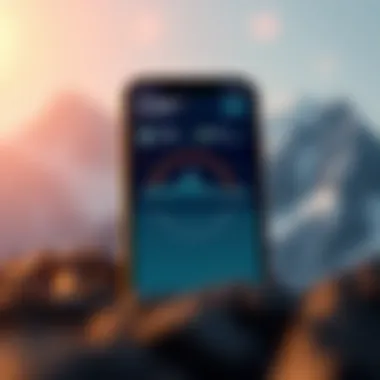 Illustration of Voyager Wallet App interface showcasing user-friendly navigation