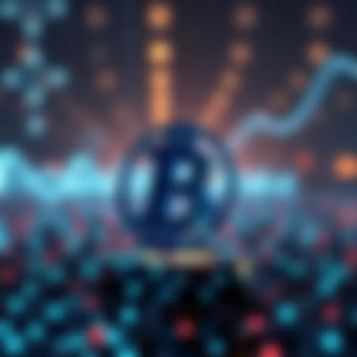 Blockchain Technology Impact on Finance Visual representation of blockchain technology in finance