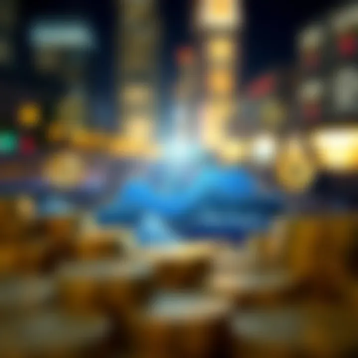 Infographic illustrating factors affecting interest rates in cryptocurrency