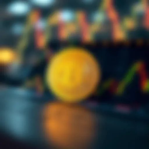 Floki Coin logo and Binance exchange interface