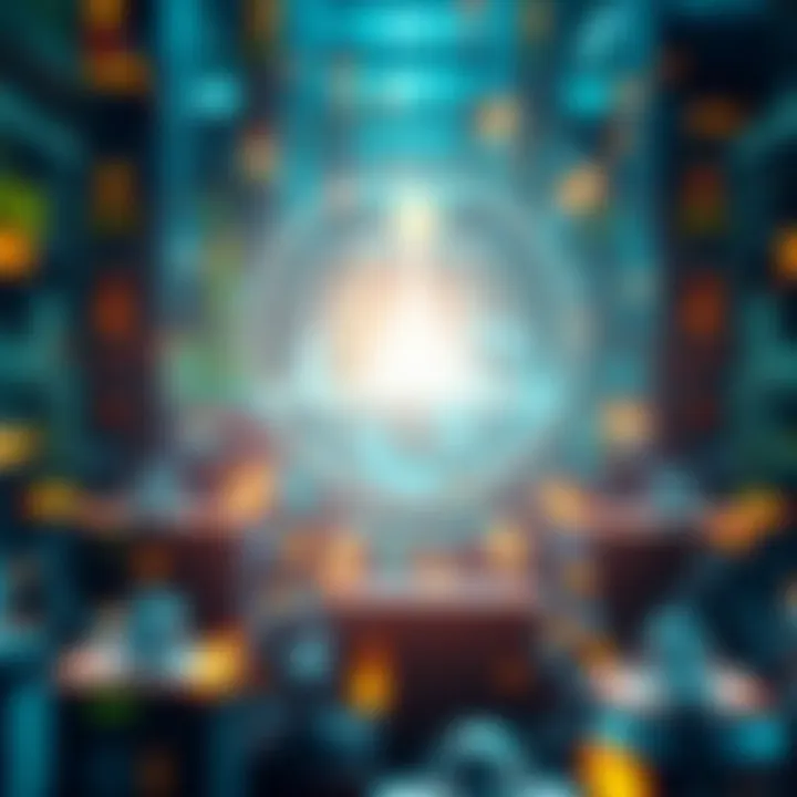 Future vision of finance featuring digital assets and innovative solutions