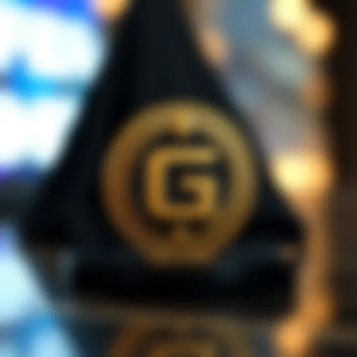 Illustration of the Gemini cryptocurrency logo in a digital format