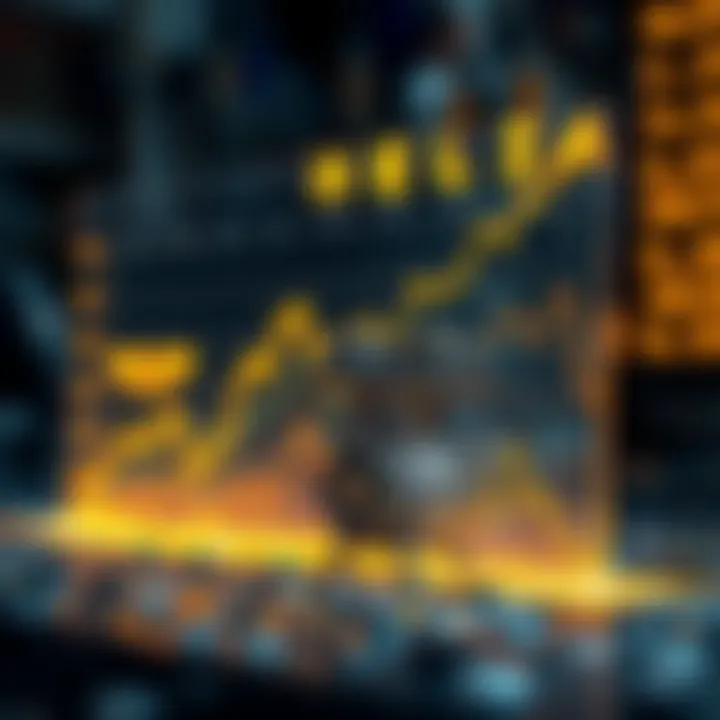 Graph showcasing the impact of helium mining on the cryptocurrency market.