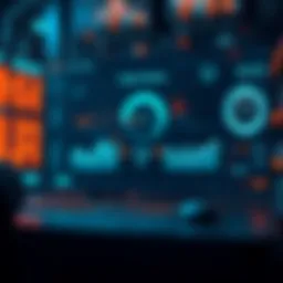 Visual representation of helium mining software interface showing various metrics.