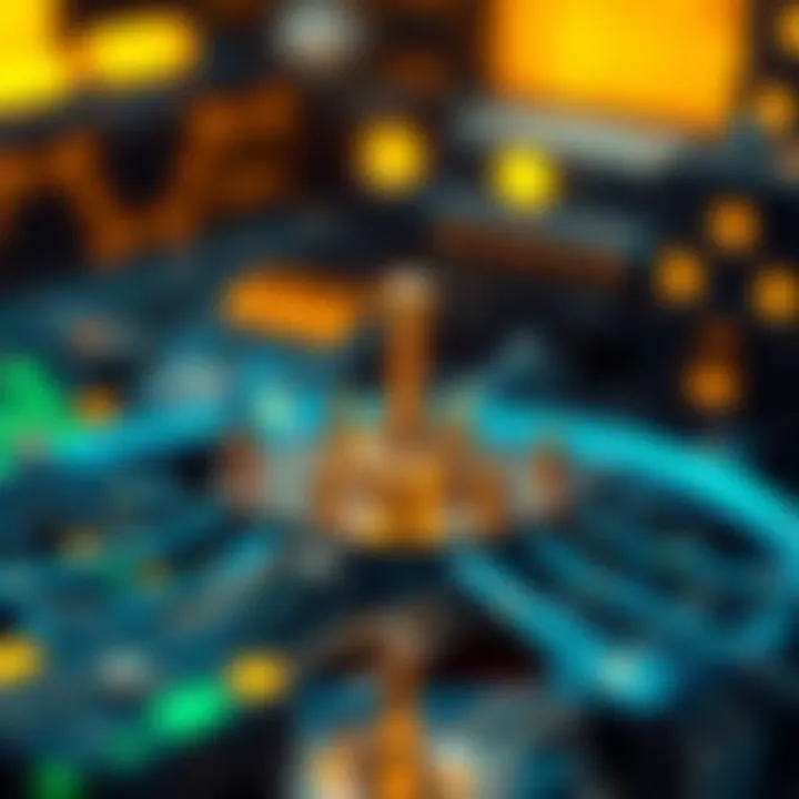 Diagram illustrating the technology behind helium mining and its components.