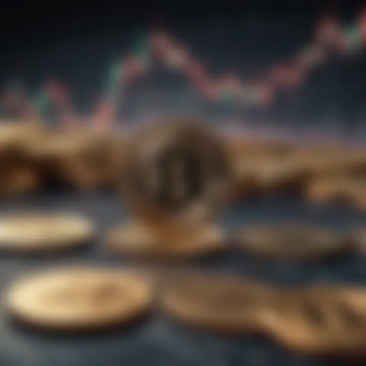 Chart illustrating cryptocurrency market volatility