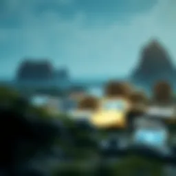 Visual representation of diverse digital currencies