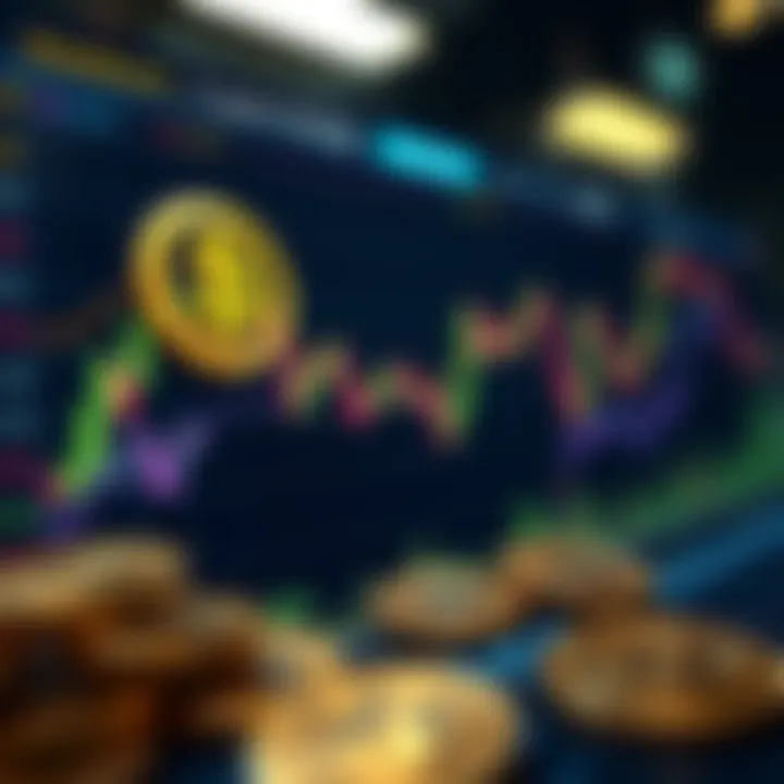 A financial chart illustrating investment strategies