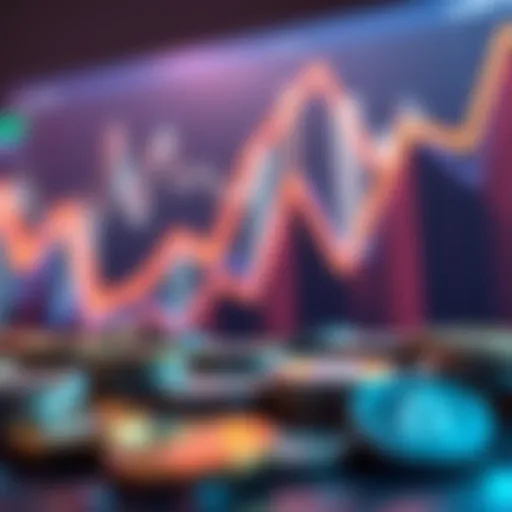 A digital representation of cryptocurrency trends