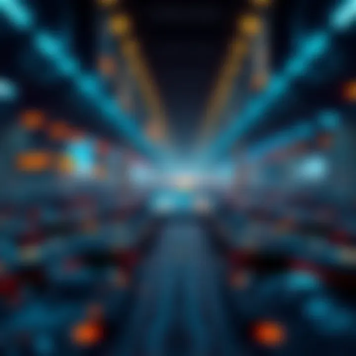 Blockchain technology concept