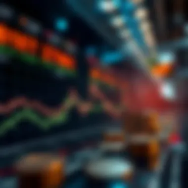 A chart illustrating cryptocurrency market trends