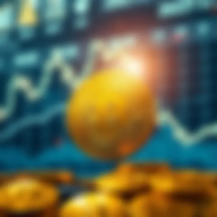 Visual representation of Bitcoin's market growth in 2021