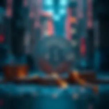 Visual representation of cryptocurrency transactions