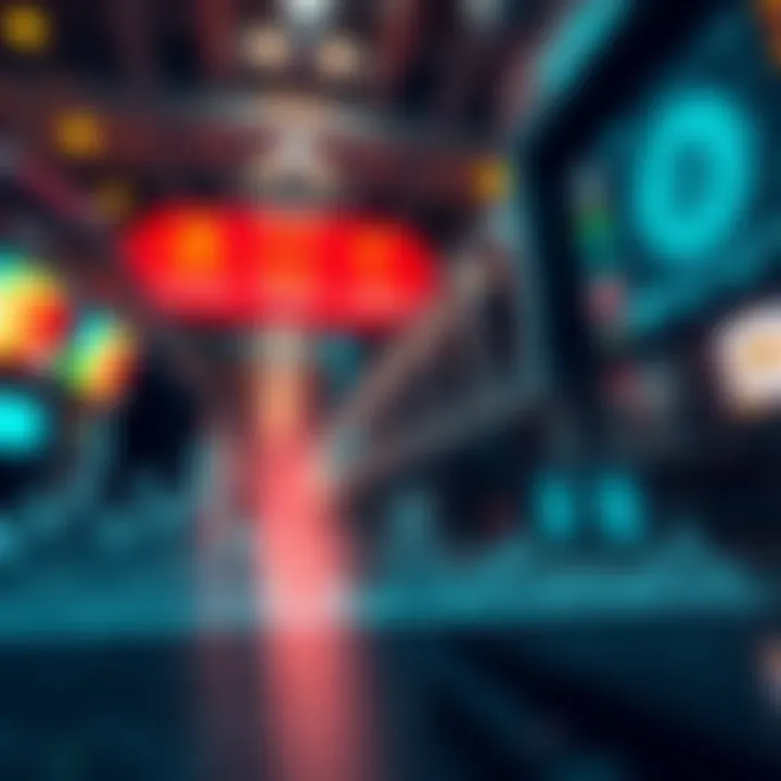 Chart illustrating market trends for digital assets