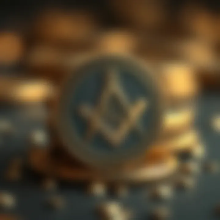 Symbolism of Mason Coins Symbolic representation of Mason coins in cryptocurrency