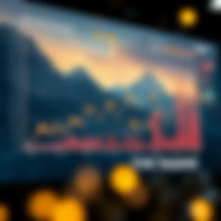 Chart showcasing future trends in the cryptocurrency landscape