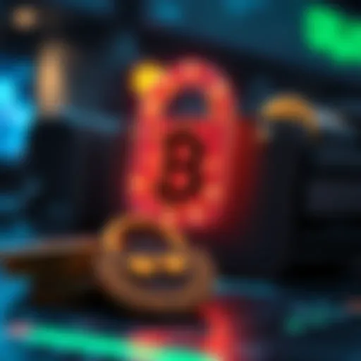 Visual representation of digital security features