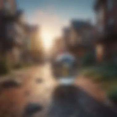 A conceptual image of various uses for virtual properties