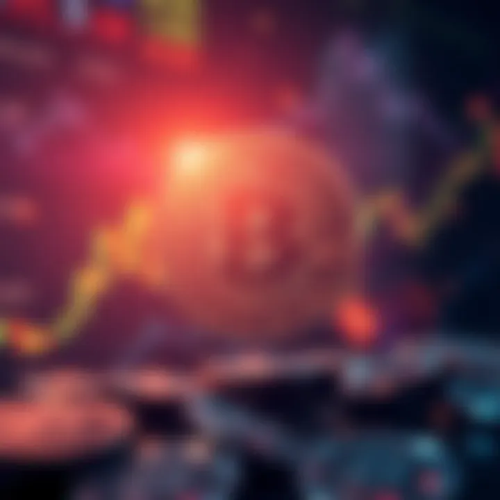 Abstract representation of Bitcoin market trends
