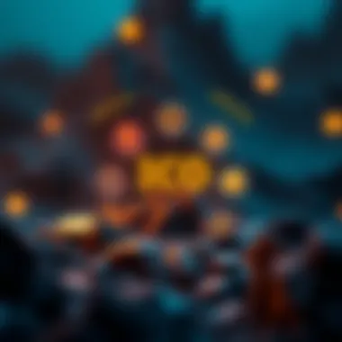 Illustration depicting the lifecycle of an ICO