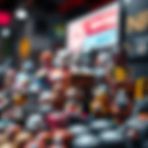 Visual representation of various NFTs