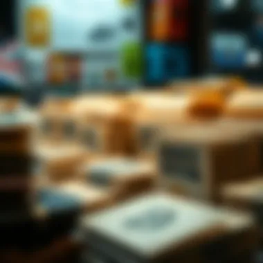 An organized display of paper wallets with security features