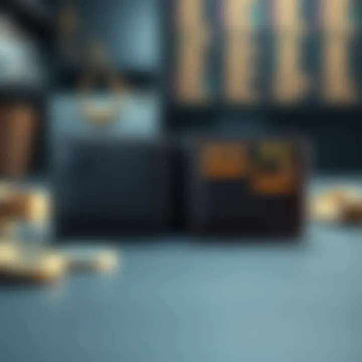 A side-by-side comparison of different wallet types