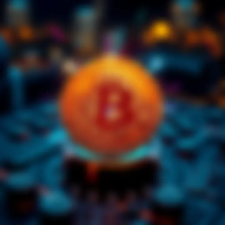 Icon representing the cryptocurrency sector