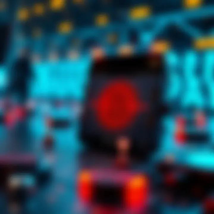 Visual depiction of blockchain technology supporting Pi Pay