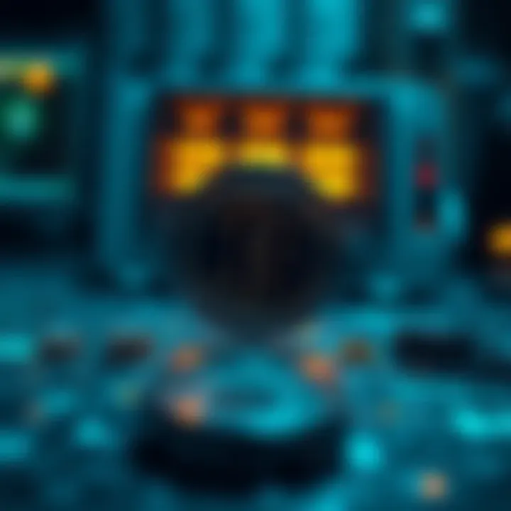 Conceptual image of secure digital asset management