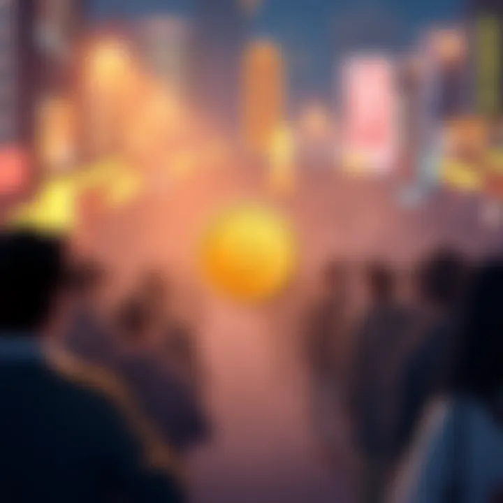 Illustration showcasing community engagement and its influence on Shiba Coin