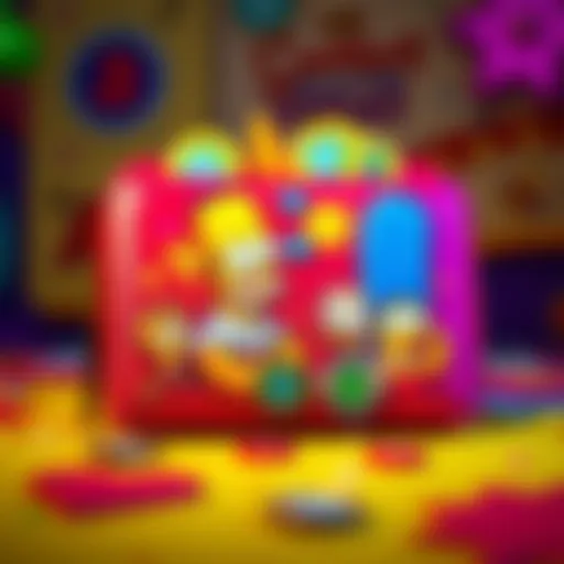 A beautifully crafted Simpsons Wallet featuring vibrant colors and iconic characters.