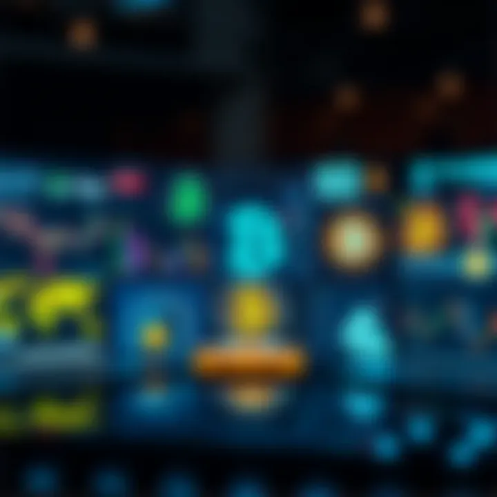 Choosing the Right Trading Platforms A collage of popular cryptocurrency trading platforms