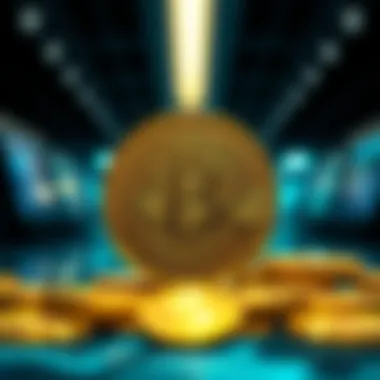 Visual representation of exchange platforms for cryptocurrency