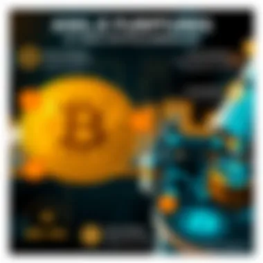 Infographic showcasing unique features of new cryptocurrencies