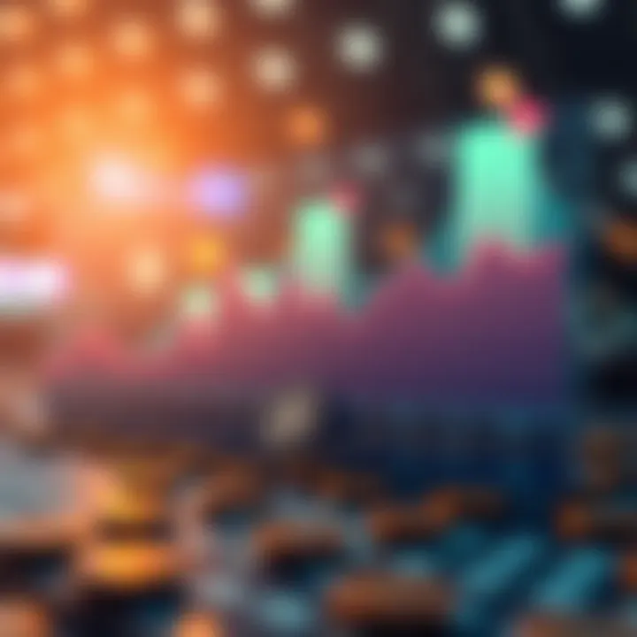 Graph illustrating market trends of newly launched tokens