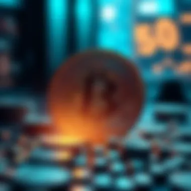 Digital Coin Creation Concept Conceptual illustration of digital coin creation