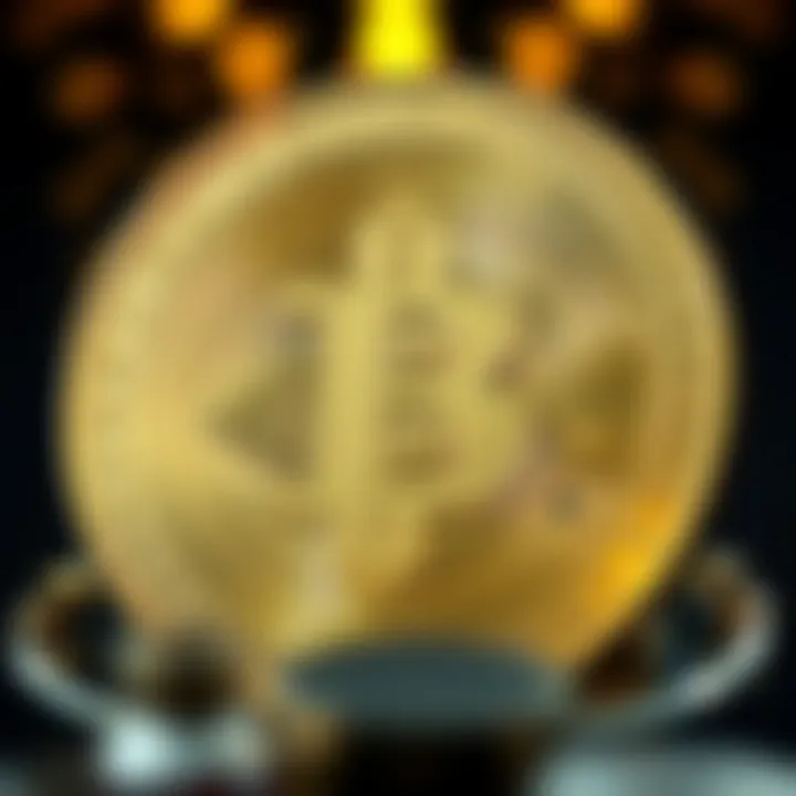 A close-up view of the world's largest coin showcasing its intricate design and details.