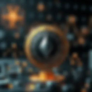 Visual diagram of blockchain technology