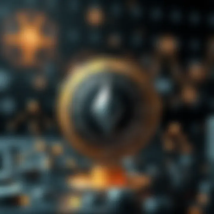 Visual diagram of blockchain technology