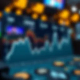 Graph depicting the surge in cryptocurrency values