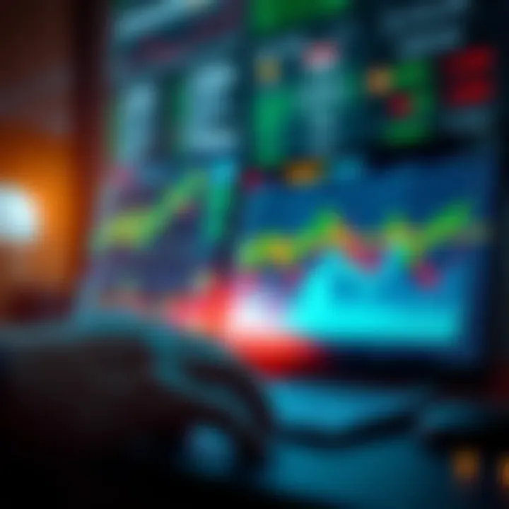 Analytical tools interface for trading Link USD