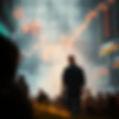 Visual representation of investor behavior in crypto markets